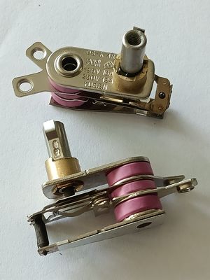 Termostato de ferro bimetálico ajustável para uso doméstico com ciclo de ensaio de resistência 100