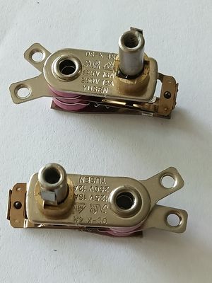 Termostato de ferro bimetálico ajustável para uso doméstico com ciclo de ensaio de resistência 100