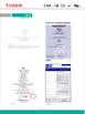 China Zhongshan Yusen Electrical Co., Ltd. Certificações